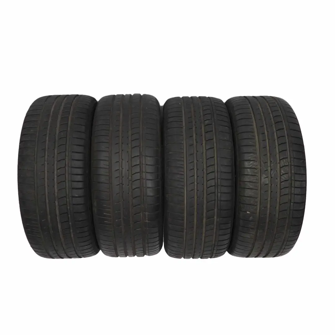 BMW E60 E61 Complete Set 4x Wheels Tyres M Double Spoke 135 18" 8J ET:20 - SKU 8036947-SET - Part number 8036947