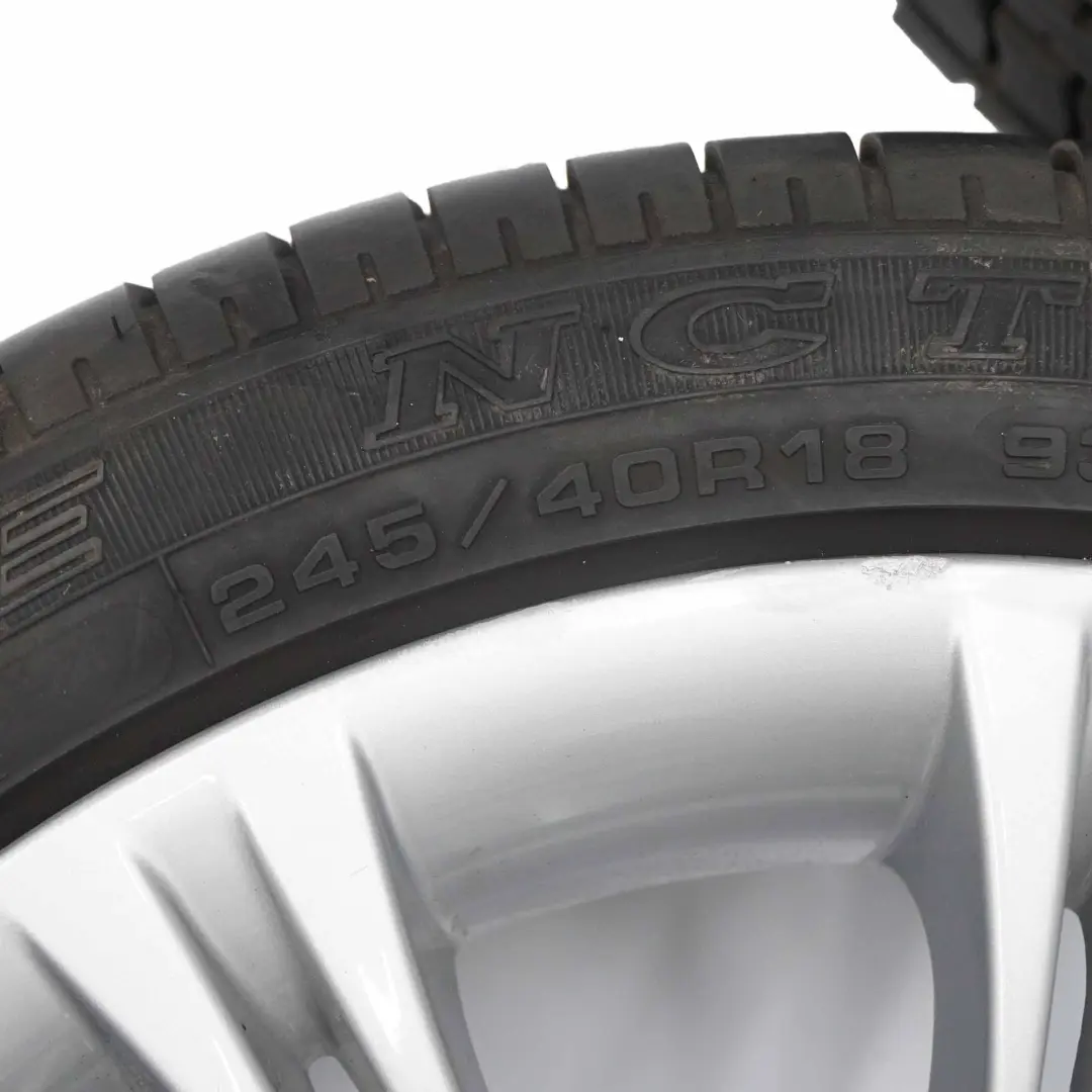 Komplettsatz 4x Räder Reifen M Doppelspeiche 135 18" 8J ET:20 für BMW E60 mit Teilenummer 8036947 BMW E60 Komplettsatz 4x Räder Reifen M Doppelspeiche 135 18" 8J ET:20 - SKU 8036947-SET - Teilenummer 8036947