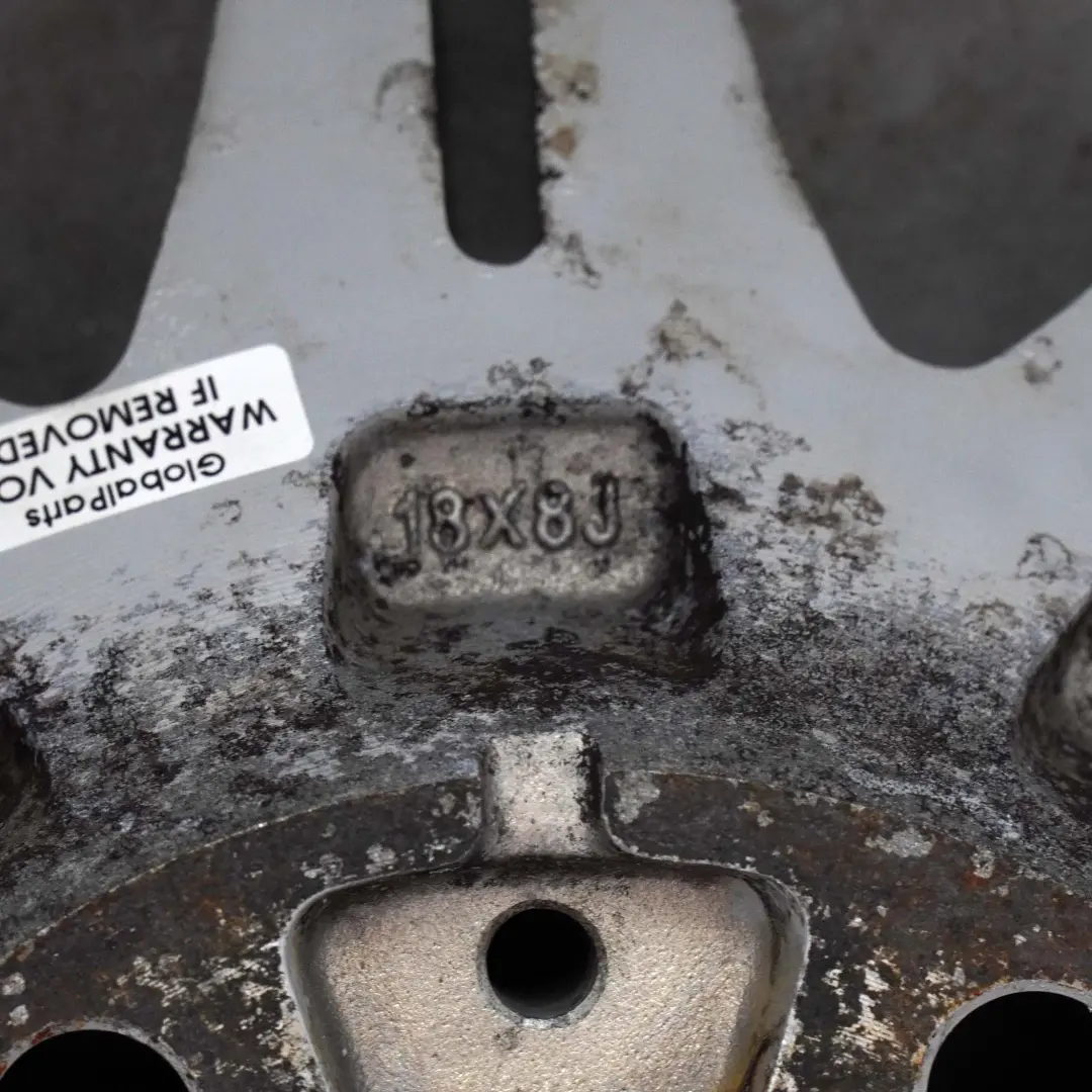 llanta De aleacion De plata 18 "ET: 40 8J De doble radio VIA para BMW E60 E61 con número de pieza 8036947 BMW E60 E61 llanta De aleacion De plata 18 "ET: 40 8J De doble radio VIA - SKU 8036947-VIA - Número de pieza 8036947