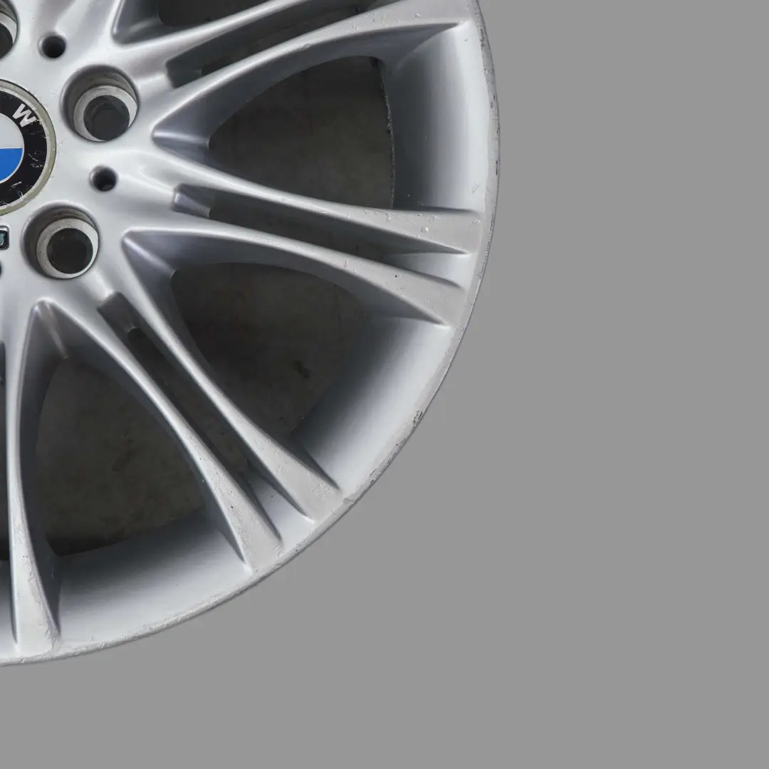 BMW 5 Series E60 E61 Silver Alloy Wheel Rim 18" ET:40 8J Double Spoke VIA - SKU 8036947-VIA - Part number 8036947