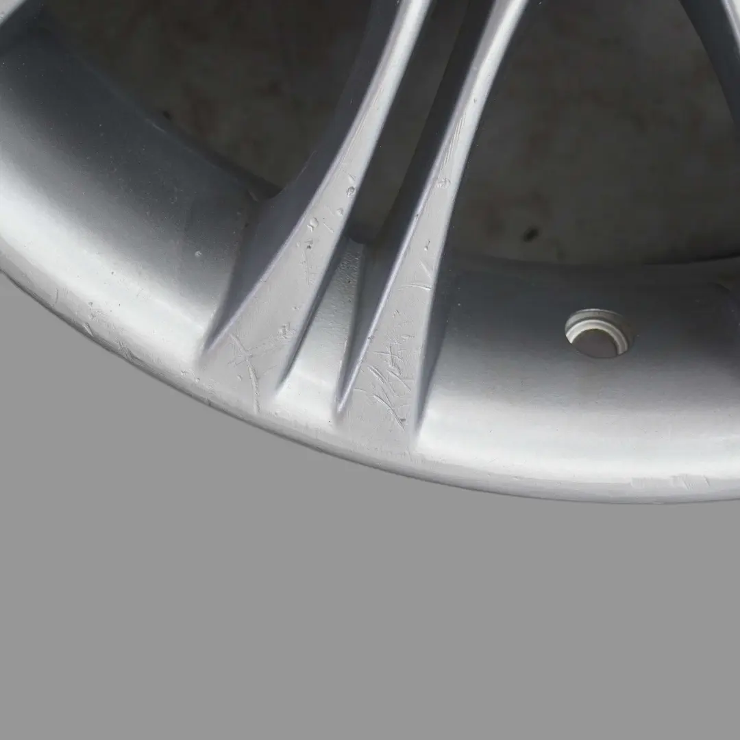 BMW 5 Series E60 E61 Silver Alloy Wheel Rim 18" ET:40 8J Double Spoke VIA - SKU 8036947-VIA - Part number 8036947