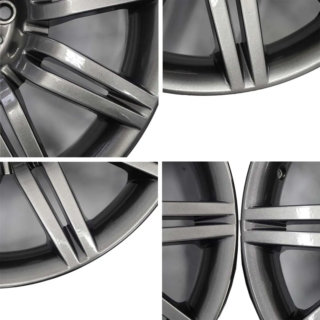 Gris Complete 4x Roue Jantes en Alliage Aluminium 19" M Rayons Doubles pour BMW E60 à propos du numéro de pièce 8036948/8036949 BMW E60 Gris Complete 4x Roue Jantes en Alliage Aluminium 19" M Rayons Doubles - SKU 8036948/8036949 - Numéro de pièce 8036948/8036949