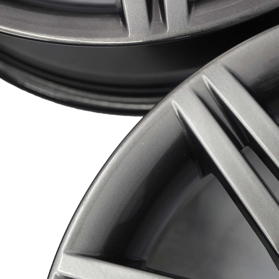 BMW E60 Gris Complete 4x Roue Jantes en Alliage Aluminium 19" M Rayons Doubles - SKU 8036948/8036949 - Numéro de pièce 8036948/8036949