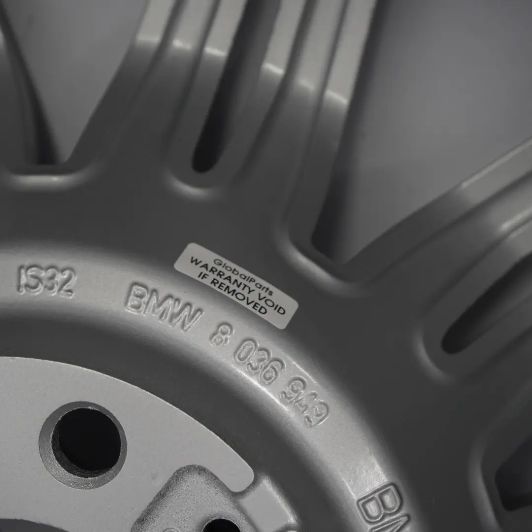 BMW Serie 5 E60 E61 Cerchio posteriore in lega 19" ET:32 9,5J M Doppie razze 172 - SKU 8036949-4 - Numero di parte 8036949