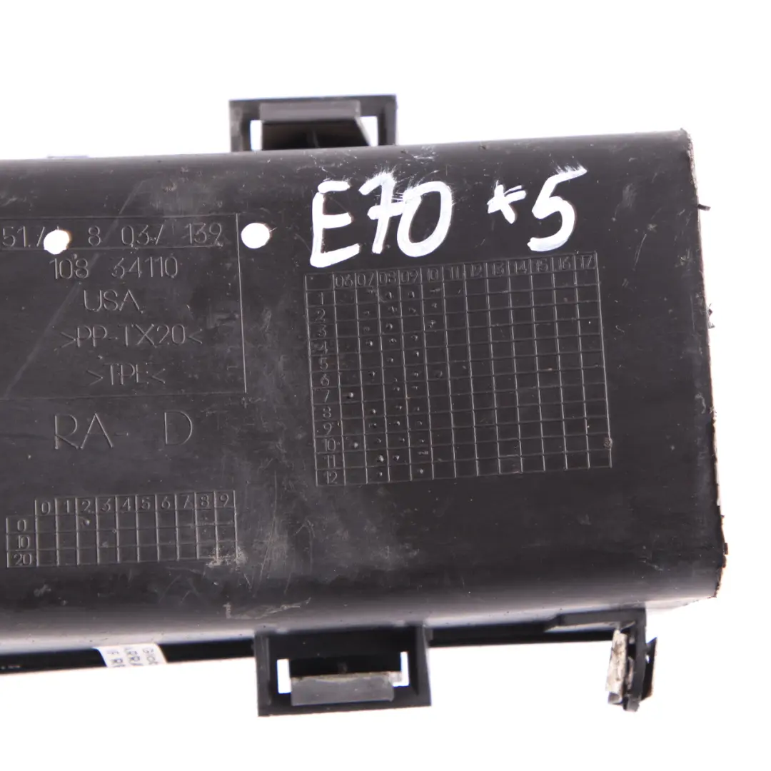 BMW F10 F11 Rura Kanał Kierownica Wlot Powietrza - SKU 8037139 - Numer Części 8037139
