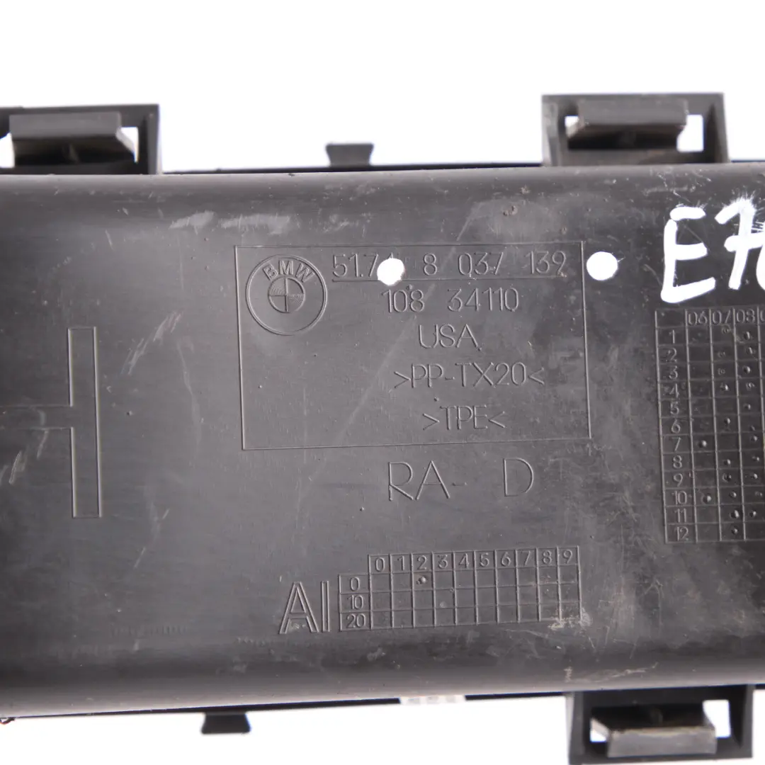 Canal De Conducto De Aire Delantero Izquierdo Tubo Freno 7200797 para BMW F10 F11 F12 con número de pieza 8037139 BMW F10 F11 F12 Canal De Conducto De Aire Delantero Izquierdo Tubo Freno 7200797 - SKU 8037139 - Número de pieza 8037139