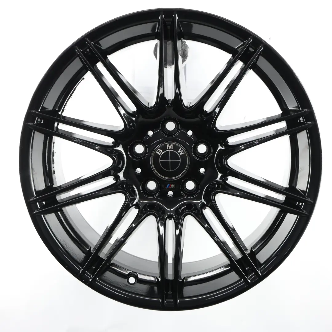 BMW E90 E91 E92 E93 Black Rear Wheel Alloy Rim 19" M Double Spoke 225 9J ET:39 - SKU 8037142-3 - Part number 8037142