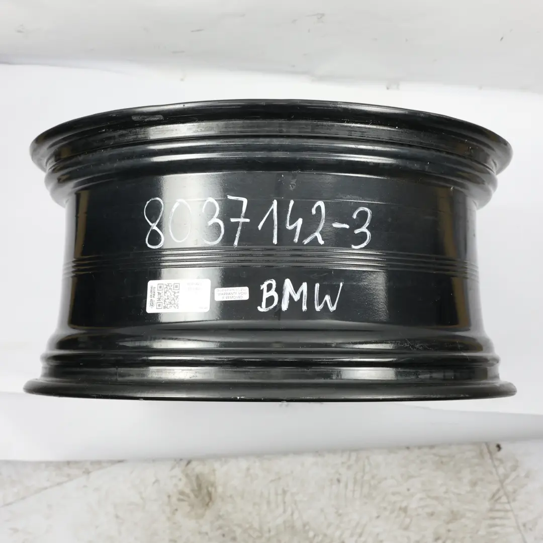 BMW E90 E91 Schwarz Hinten Alu Felge Alufelge 19" M Double Spoke 225 9J ET:39 - SKU 8037142-3 - Teilenummer 8037142