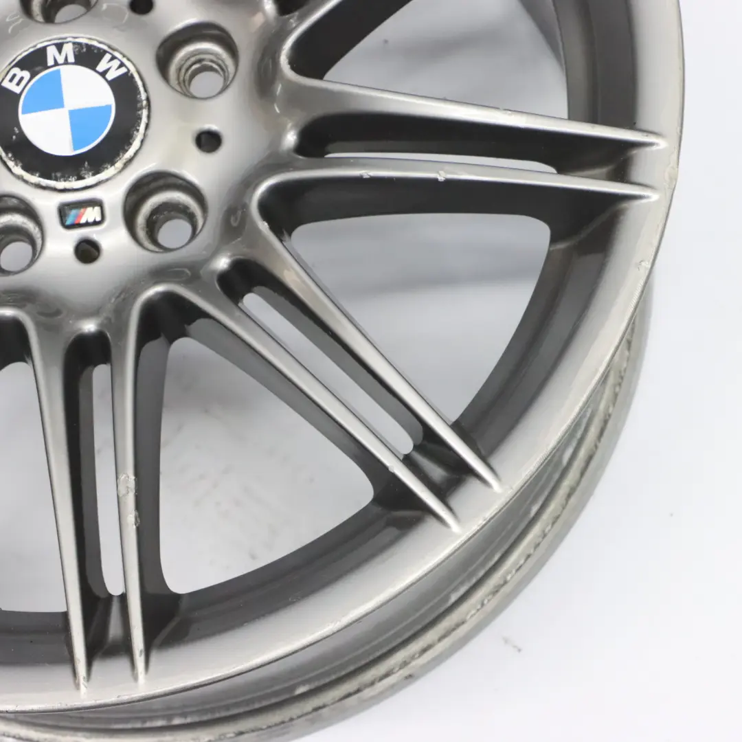 BMW E90 E92 Ferricgrey Rear Wheel Alloy Rim 19" M Double Spoke 225 9J ET:39 - SKU 8037142-4 - Numéro de pièce 8037142