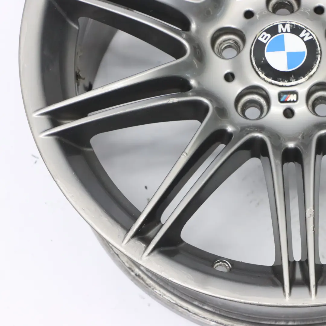 BMW E90 E92 Ferricgrey Cerchio posteriore lega 19" M Doppie razze 225 9J ET:39 - SKU 8037142-4 - Numero di parte 8037142