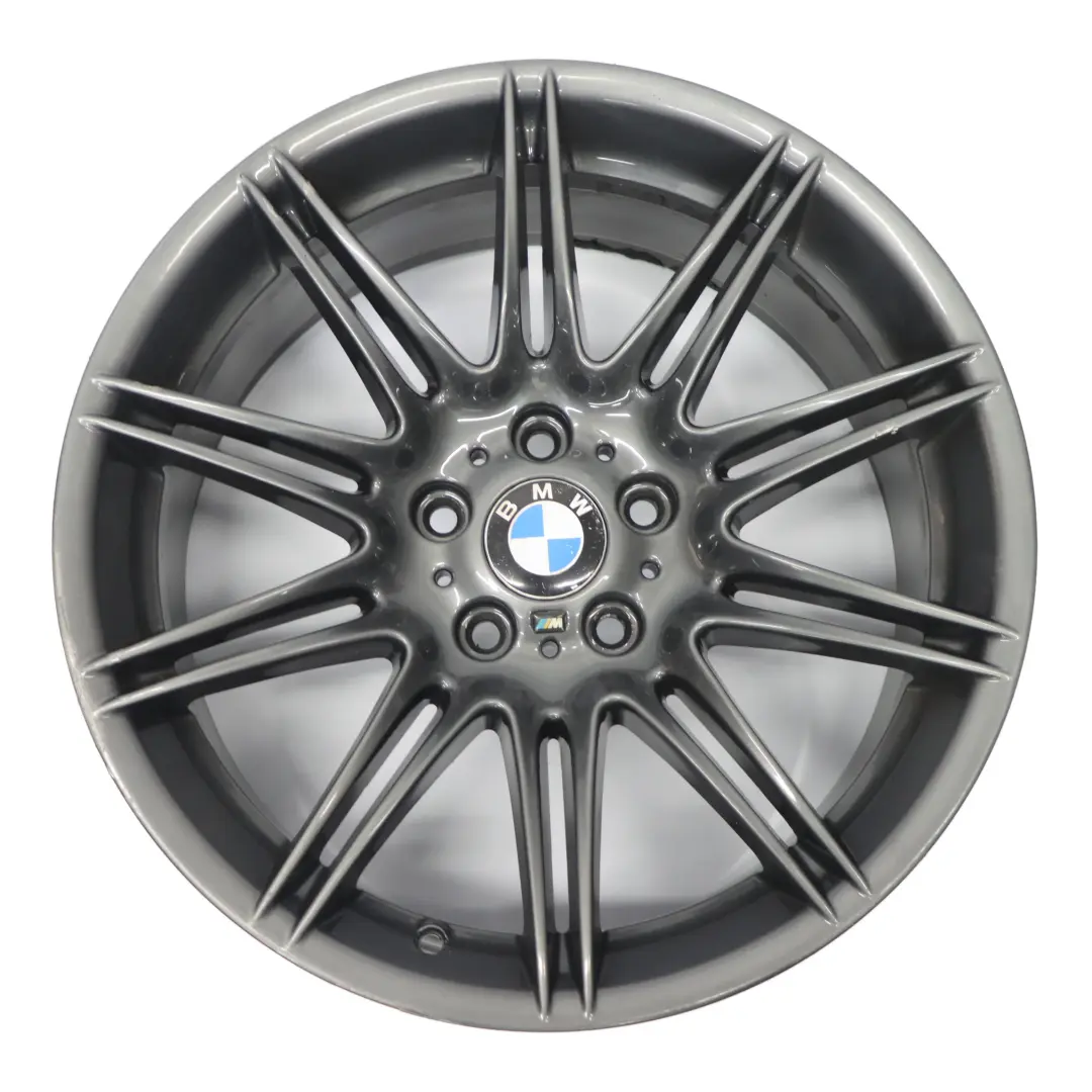 BMW E90 E92 Ferric Grey Rear Wheel Alloy Rim 19" M Double Spoke 225 9J - SKU 8037142-6 - Part number 8037142