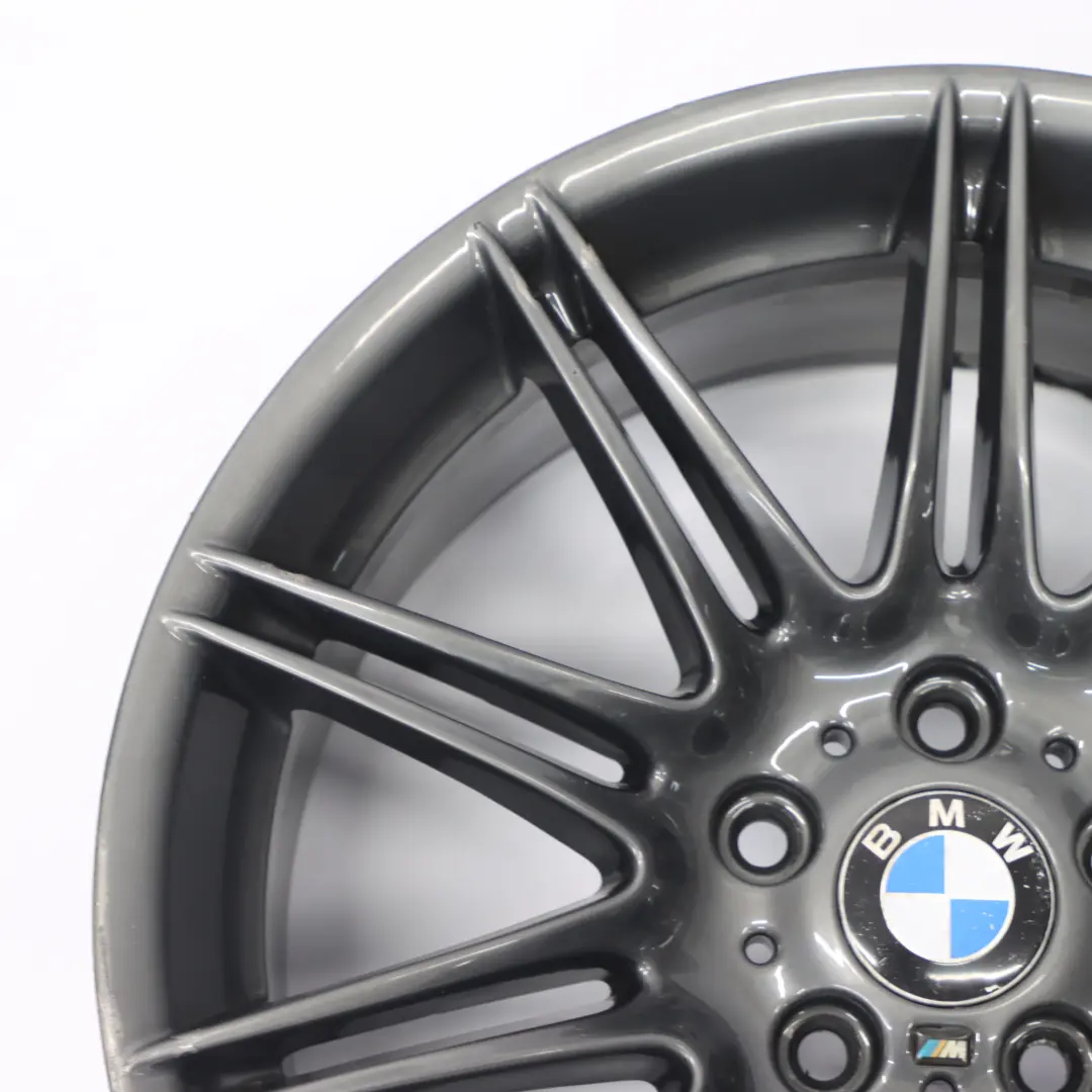 BMW E90 E92 Ferric Grey Rear Wheel Alloy Rim 19" M Double Spoke 225 9J - SKU 8037142-6 - Part number 8037142