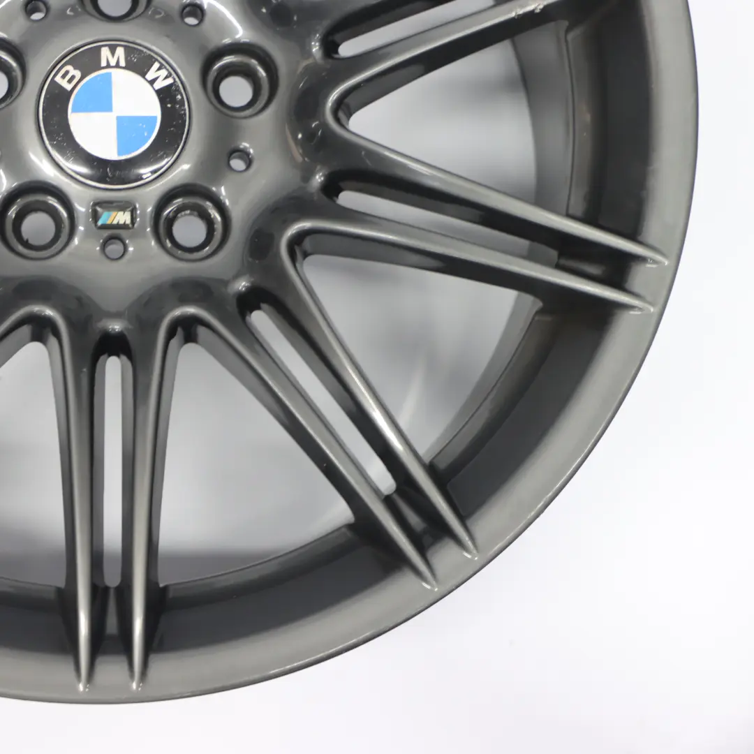 BMW E90 E92 Ferric Grey Rear Wheel Alloy Rim 19" M Double Spoke 225 9J - SKU 8037142-6 - Part number 8037142