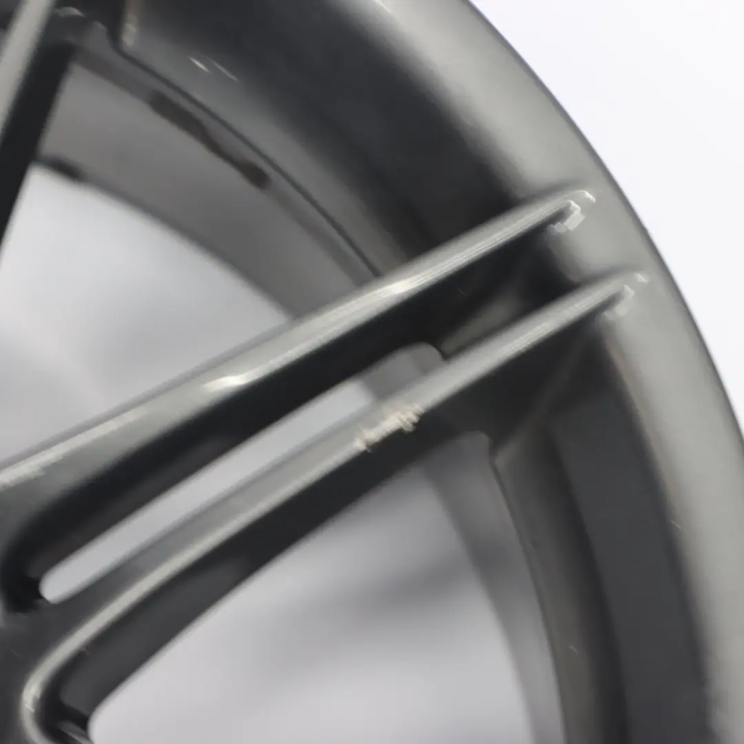 Ferric Grey Rear Wheel Alloy Rim 19" M Double Spoke 225 9J to BMW E90 E92 with Part number 8037142 BMW E90 E92 Ferric Grey Rear Wheel Alloy Rim 19" M Double Spoke 225 9J - SKU 8037142-6 - Part number 8037142