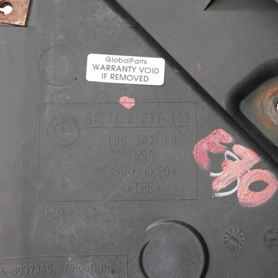 Adapterstück Motorabdeckung Vorne Links Verkleidung für BMW E70 M Sport mit Teilenummer 8037159 BMW E70 M Sport Adapterstück Motorabdeckung Vorne Links Verkleidung - SKU 8037159 - Teilenummer 8037159