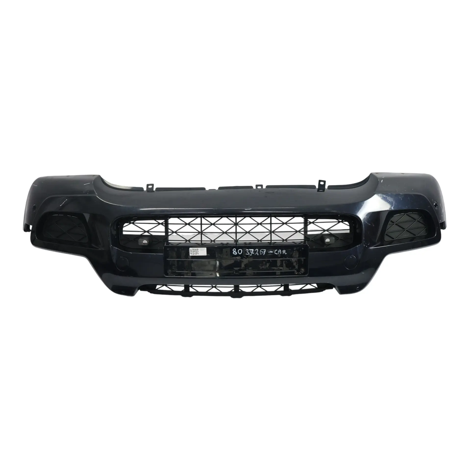 BMW X5 E70 Bumper Front M Sport Lower Centre Trim Panel Grille Carbon Black 416