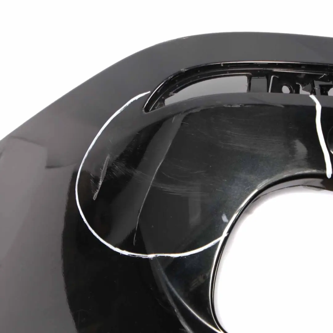 Bumper Trim Panel Black Sapphire Metallic - 475 to BMW X5 E70 1 M Sport Rear with Part number 8037277 BMW X5 E70 1 M Sport Rear Bumper Trim Panel Black Sapphire Metallic - 475 - SKU 8037277-BS1 - Part number 8037277