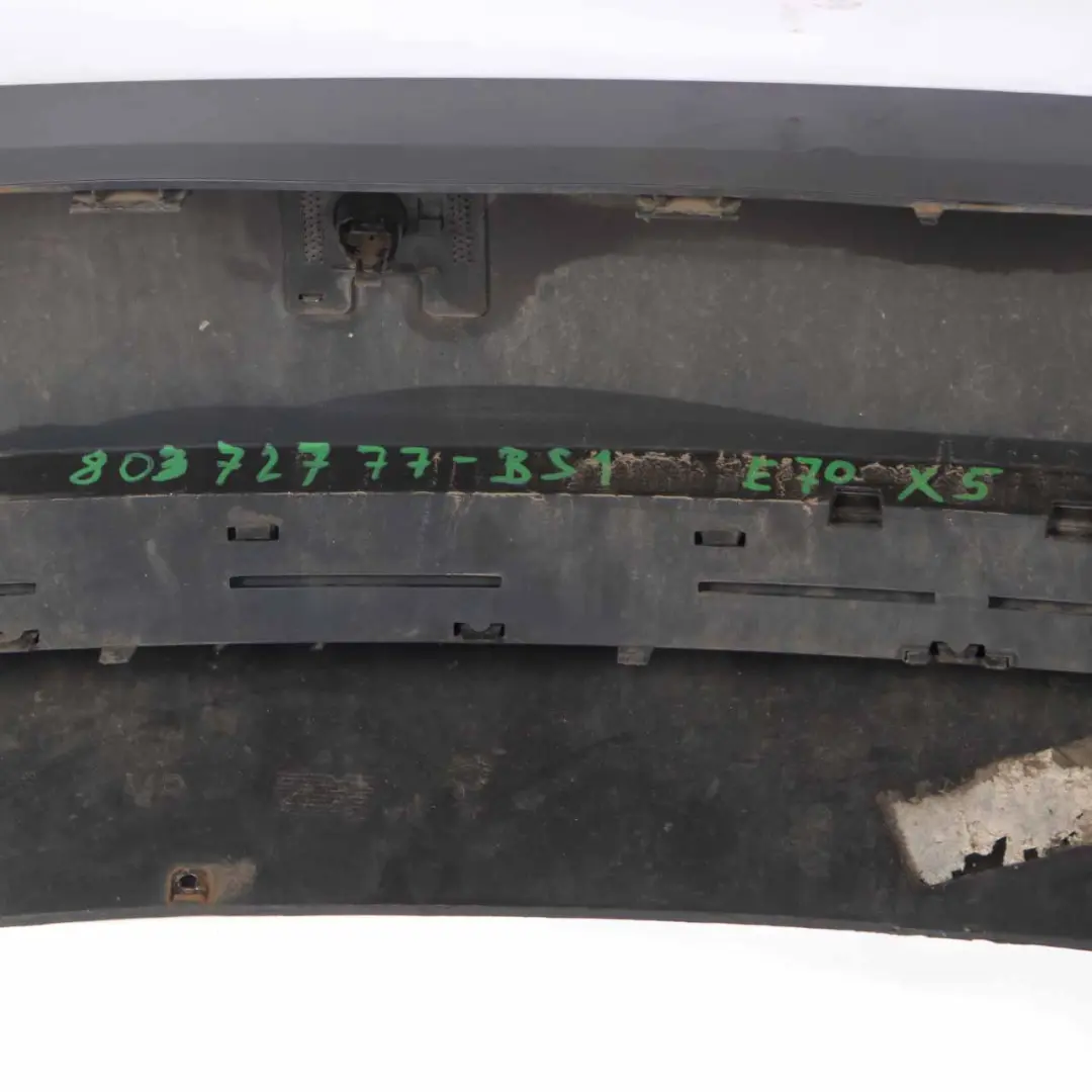 Bumper Trim Panel Black Sapphire Metallic - 475 to BMW X5 E70 1 M Sport Rear with Part number 8037277 BMW X5 E70 1 M Sport Rear Bumper Trim Panel Black Sapphire Metallic - 475 - SKU 8037277-BS1 - Part number 8037277