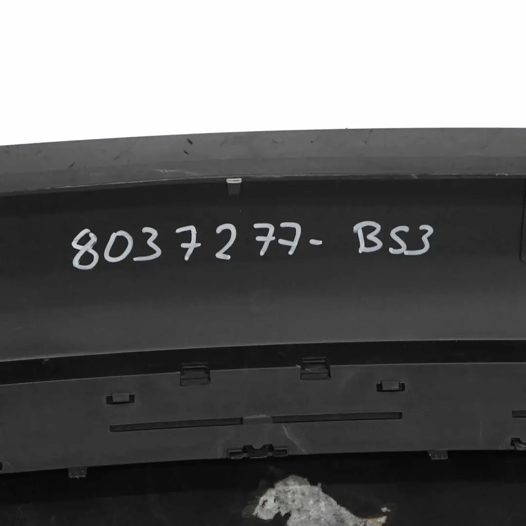 Bumper BMW X5 E70 M Sport Trim Panel Black Sapphire Metallic - 475 to Rear with Part number 8037277 Rear Bumper BMW X5 E70 M Sport Trim Panel Black Sapphire Metallic - 475 - SKU 8037277-BS3 - Part number 8037277