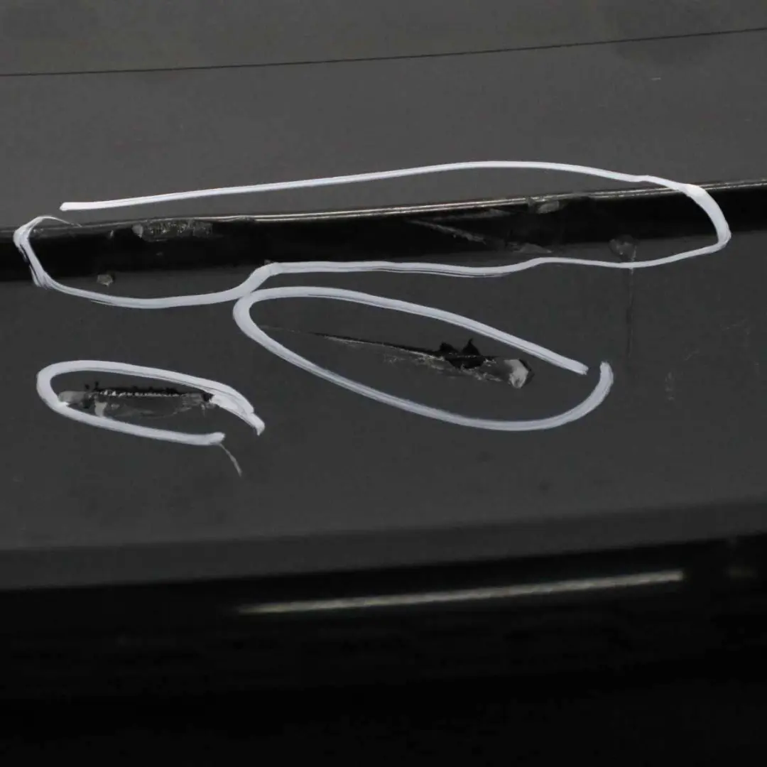 Rear Bumper BMW X5 E70 M Sport Trim Panel Black Sapphire Metallic - 475 - SKU 8037277-BS4 - Part number 8037277