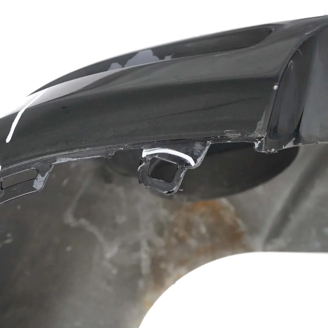 BMW X5 E70 M Sport Stossfänger Hinten PDC Black Sapphire Schwarz - 475 - SKU 8037277-BS - Teilenummer 8037277