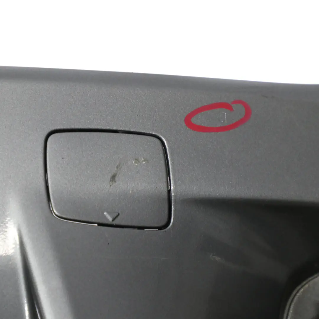 Bumper M Sport Trim Panel PDC Spacegrau Grey Metallic - A52 to BMW X5 E70 Rear with Part number 8037277 BMW X5 E70 Rear Bumper M Sport Trim Panel PDC Spacegrau Grey Metallic - A52 - SKU 8037277-SCG1 - Part number 8037277