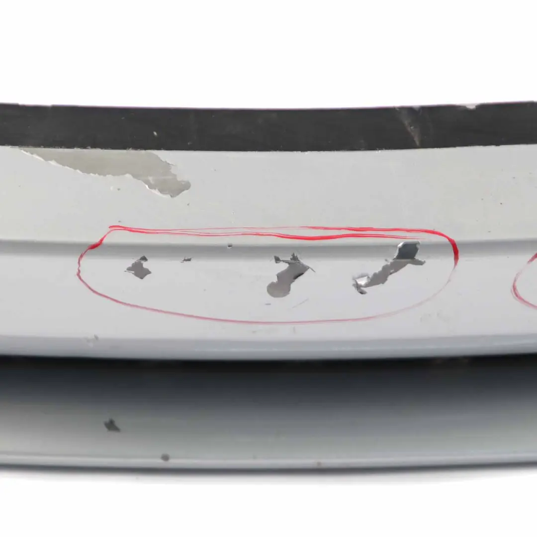 Bumper Trim Panel Titansilber Titan Silver Metallic 354 to BMW X5 E70 M Sport Rear with Part number 8037277 BMW X5 E70 M Sport Rear Bumper Trim Panel Titansilber Titan Silver Metallic 354 - SKU 8037277-TS - Part number 8037277