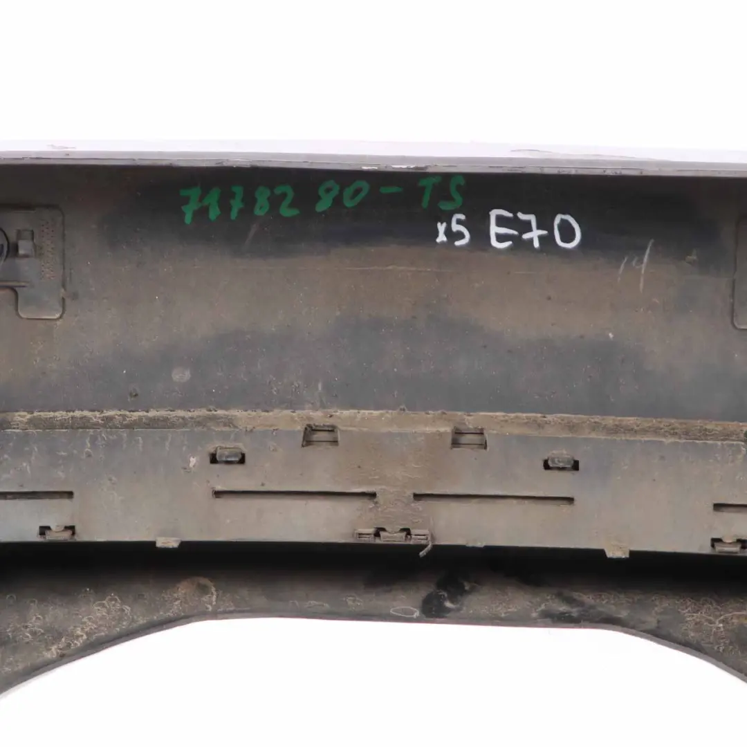 Bumper Trim Panel Titansilber Titan Silver Metallic 354 to BMW X5 E70 M Sport Rear with Part number 8037277 BMW X5 E70 M Sport Rear Bumper Trim Panel Titansilber Titan Silver Metallic 354 - SKU 8037277-TS - Part number 8037277