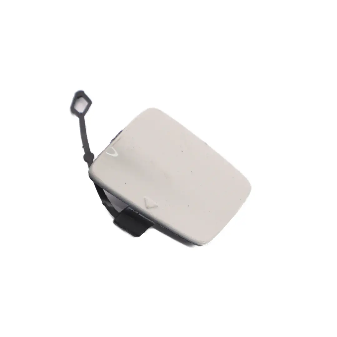 BMW E70 M Sport Towing Eye Hook Flap Cover Rear Left N/S Alpinweiss White 300 - SKU 8037279-AW - Part number 8037279