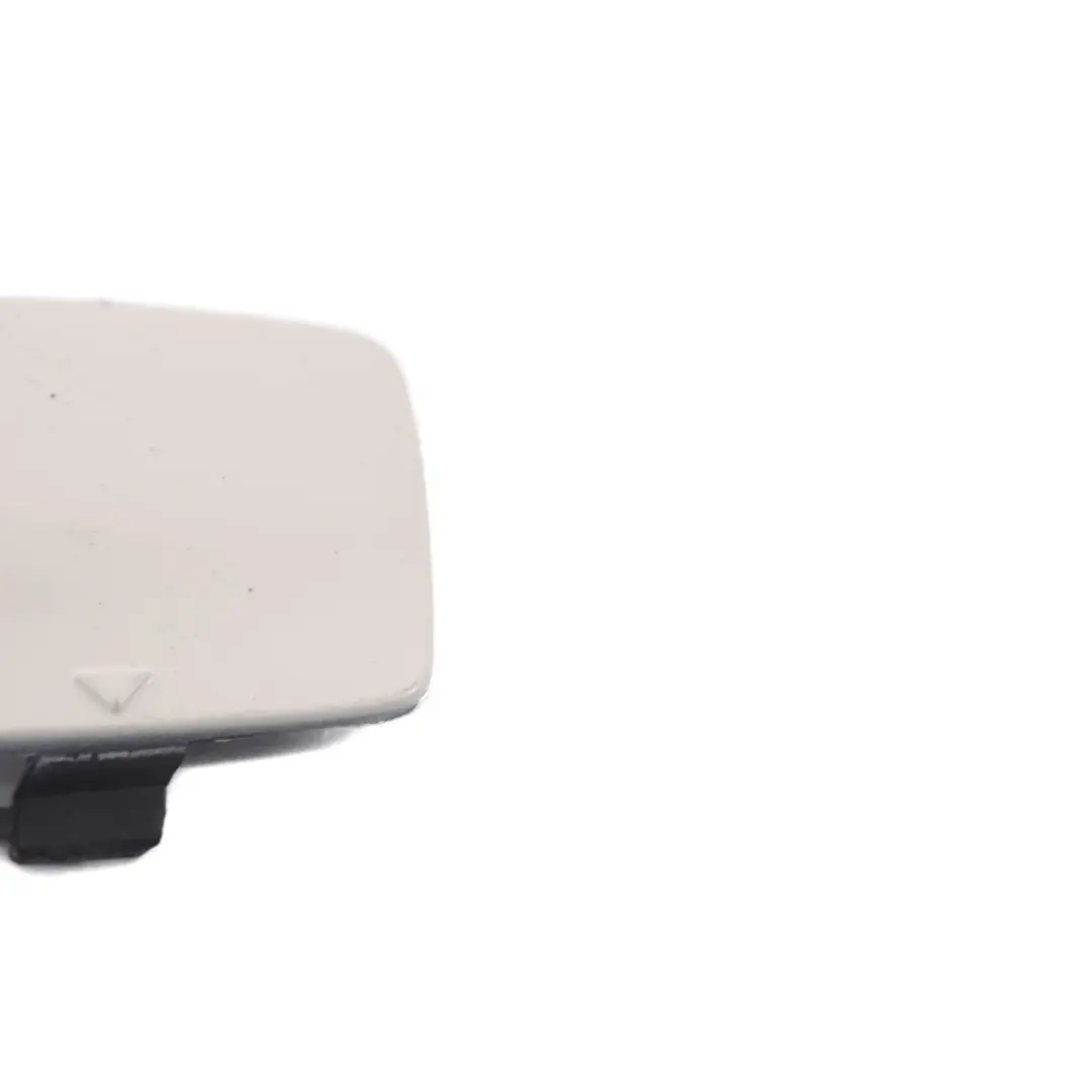 BMW E70 M Sport Towing Eye Hook Flap Cover Rear Left N/S Alpinweiss White 300 - SKU 8037279-AW - Part number 8037279