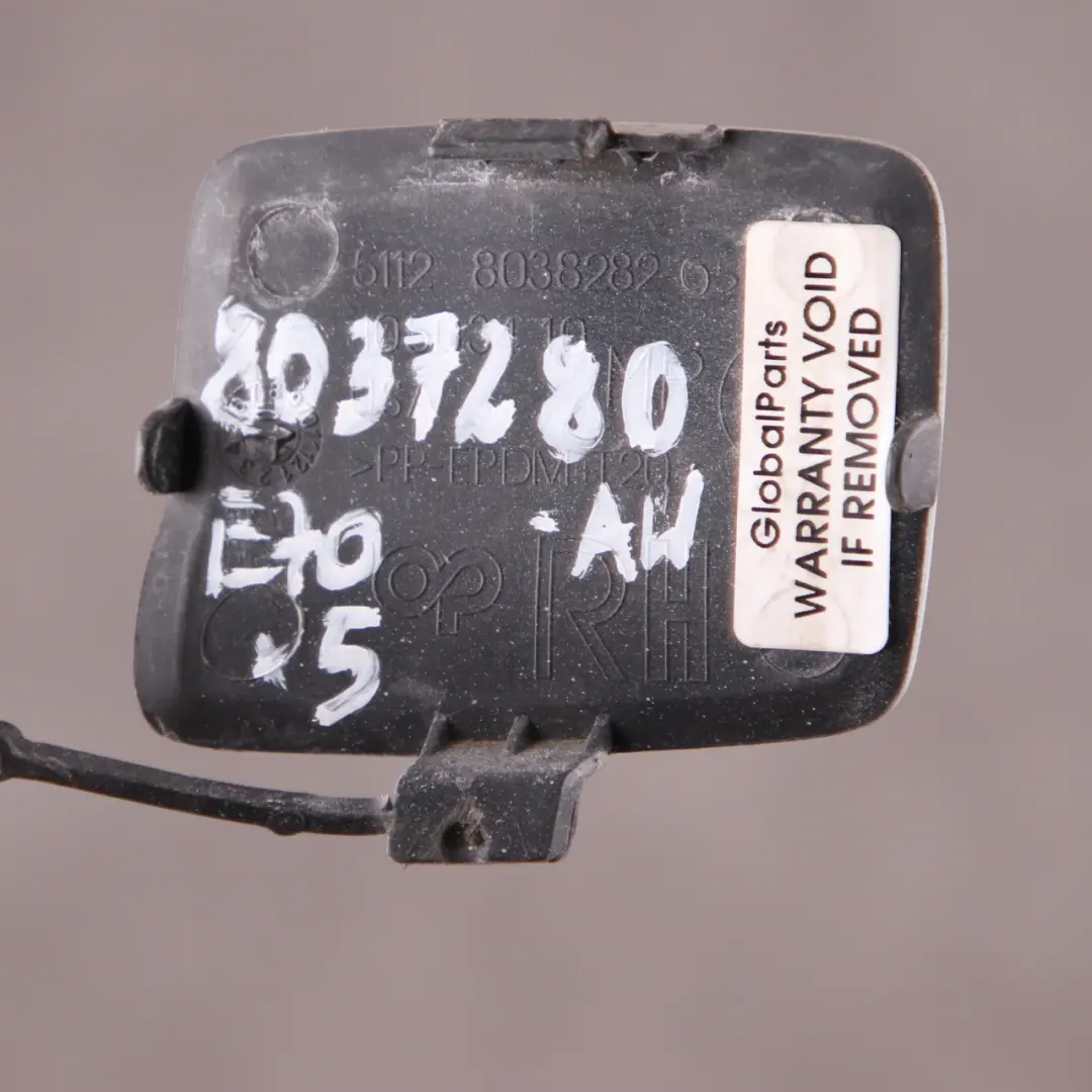 Towing Eye BMW E70 M Sport Flap Eye Hook Rear Right Left N/O/S Set Alpine White to with Part number 8037280 Towing Eye BMW E70 M Sport Flap Eye Hook Rear Right Left N/O/S Set Alpine White - SKU 8037280/8037279 - Part number 8037280