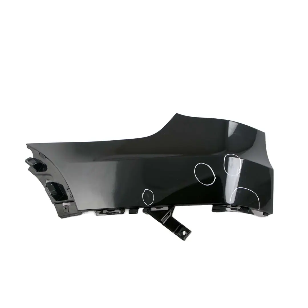 Bumper Left N/S Lateral Trim Panel Black Sapphire 475 to BMW 1 X5 E70 M Sport Rear with Part number 8037281 BMW 1 X5 E70 M Sport Rear Bumper Left N/S Lateral Trim Panel Black Sapphire 475 - SKU 8037281-BS1 - Part number 8037281