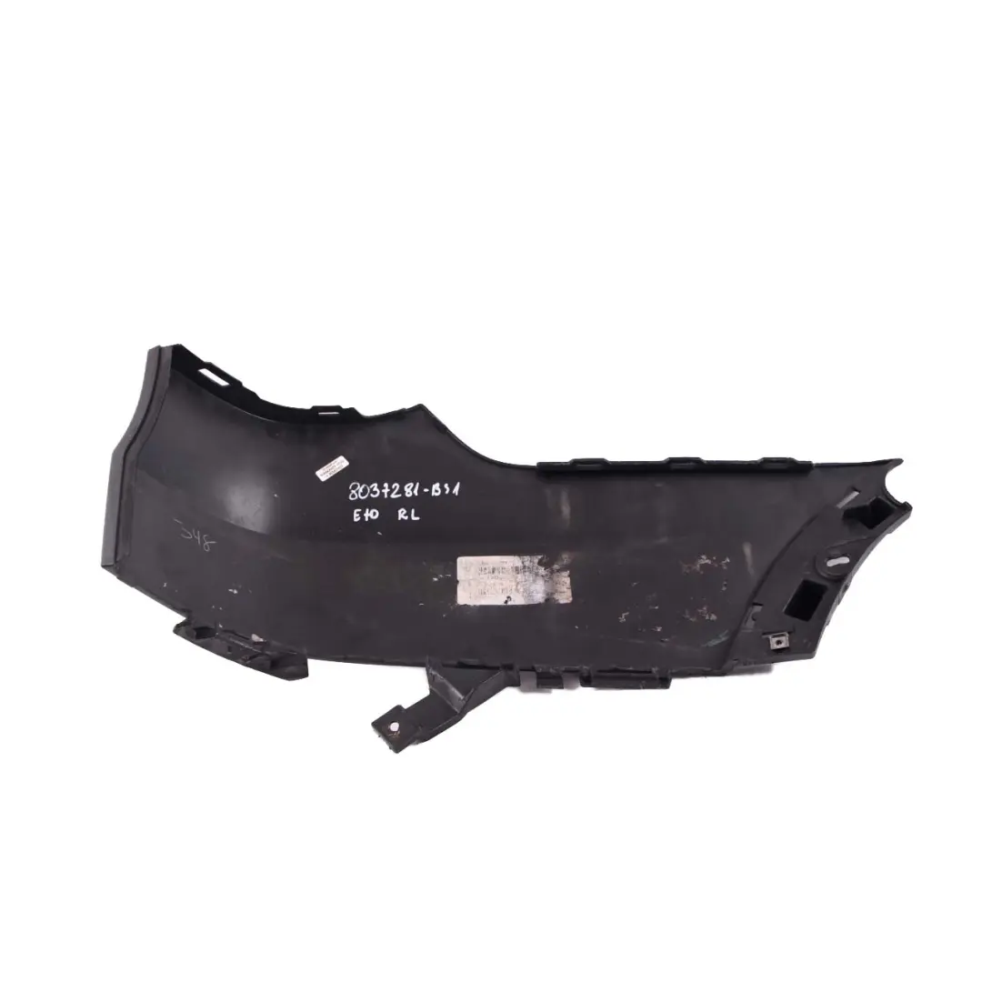 Bumper Left N/S Lateral Trim Panel Black Sapphire 475 to BMW 1 X5 E70 M Sport Rear with Part number 8037281 BMW 1 X5 E70 M Sport Rear Bumper Left N/S Lateral Trim Panel Black Sapphire 475 - SKU 8037281-BS1 - Part number 8037281