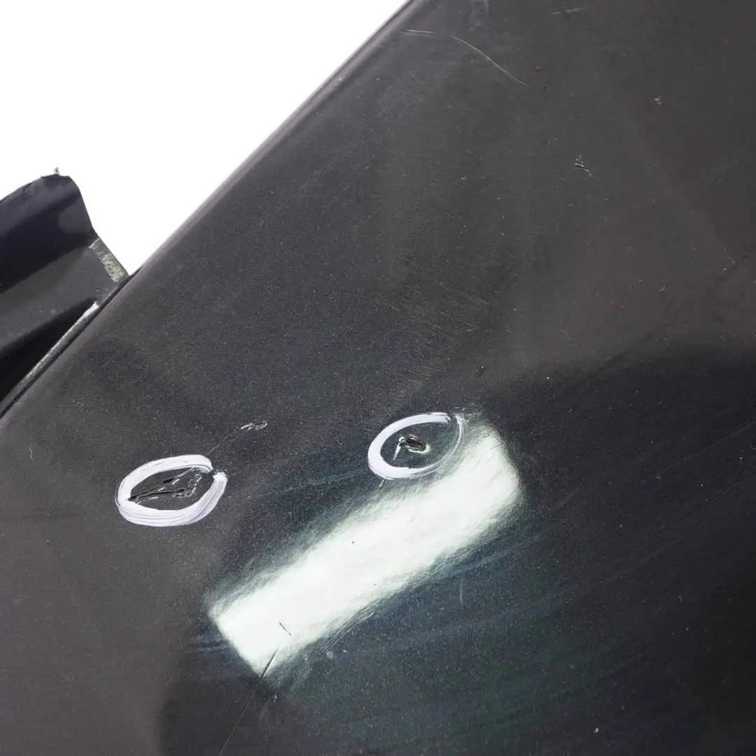 Panel Parachoques Trasero Izquierdo Lateral Negro Zafiro 475 para BMW X5 E70 M Sport con número de pieza 8037281 BMW X5 E70 M Sport Panel Parachoques Trasero Izquierdo Lateral Negro Zafiro 475 - SKU 8037281-BS2 - Número de pieza 8037281