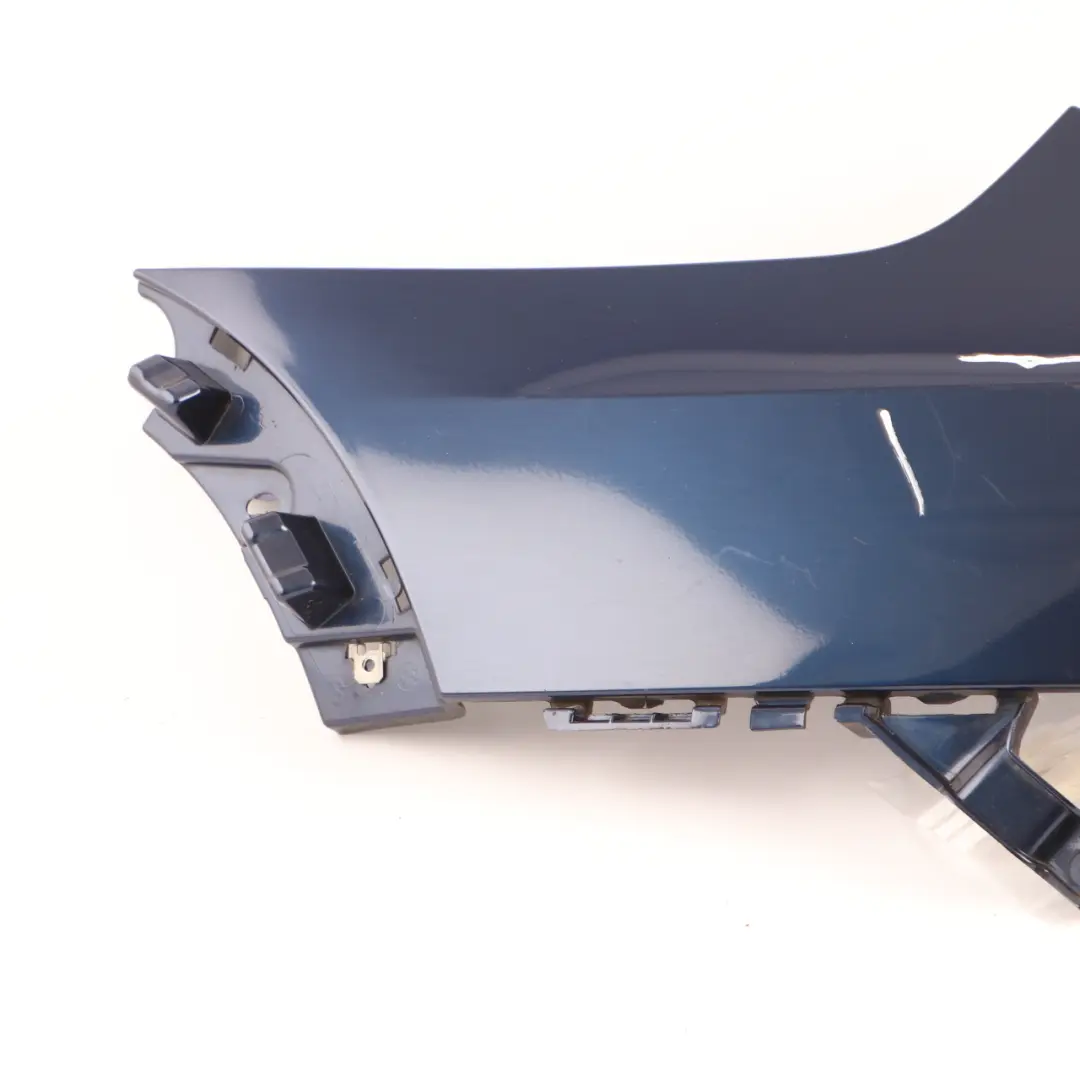 BMW X5 E70 M Sport Heckstoßstange Seitenverkleidung Links Tiefseeblau Blau A76 - SKU 8037281-DSB - Teilenummer 8037281