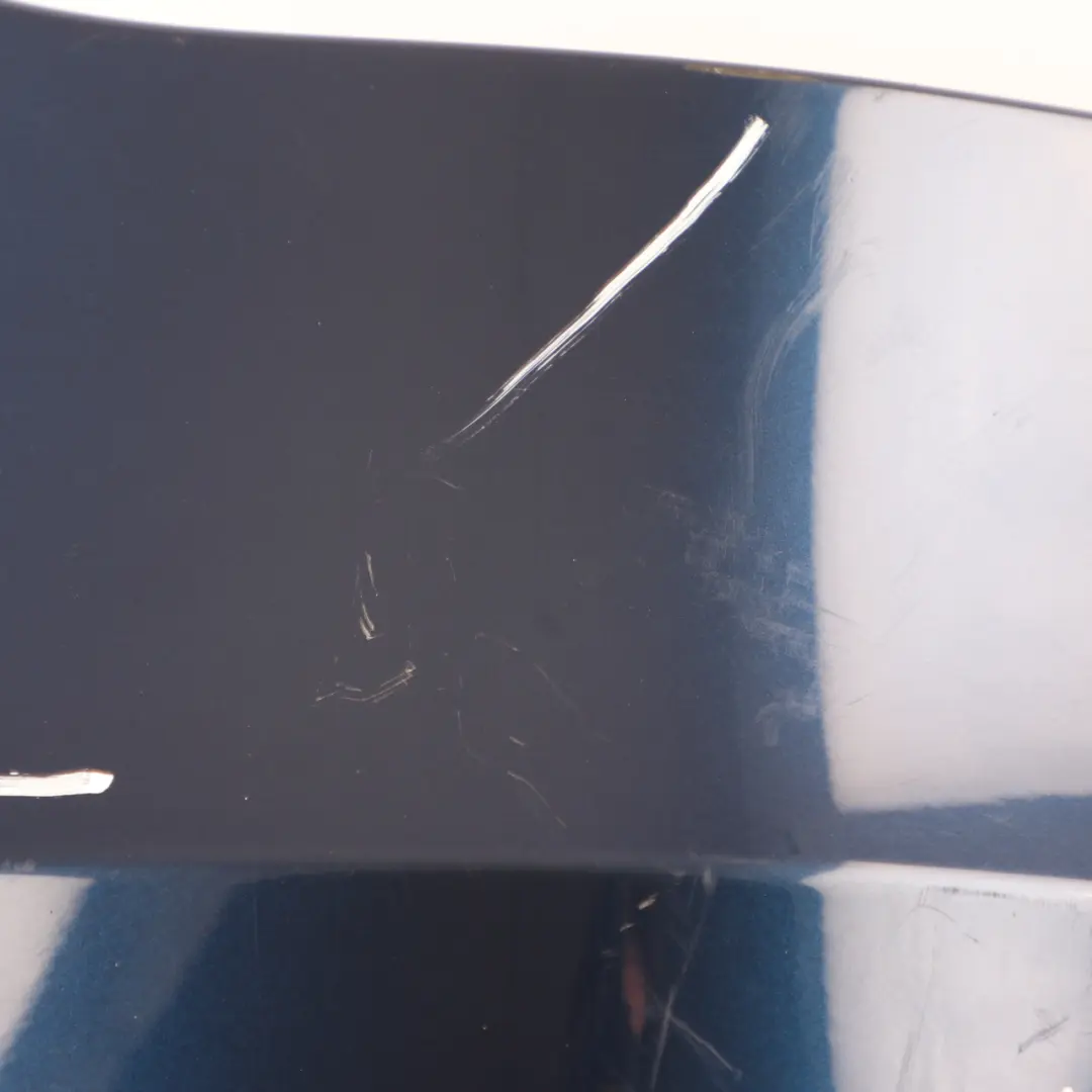 Bumper Lateral Trim Panel Left N/S Tiefseeblau Blue A76 to BMW X5 E70 M Sport Rear with Part number 8037281 BMW X5 E70 M Sport Rear Bumper Lateral Trim Panel Left N/S Tiefseeblau Blue A76 - SKU 8037281-DSB - Part number 8037281
