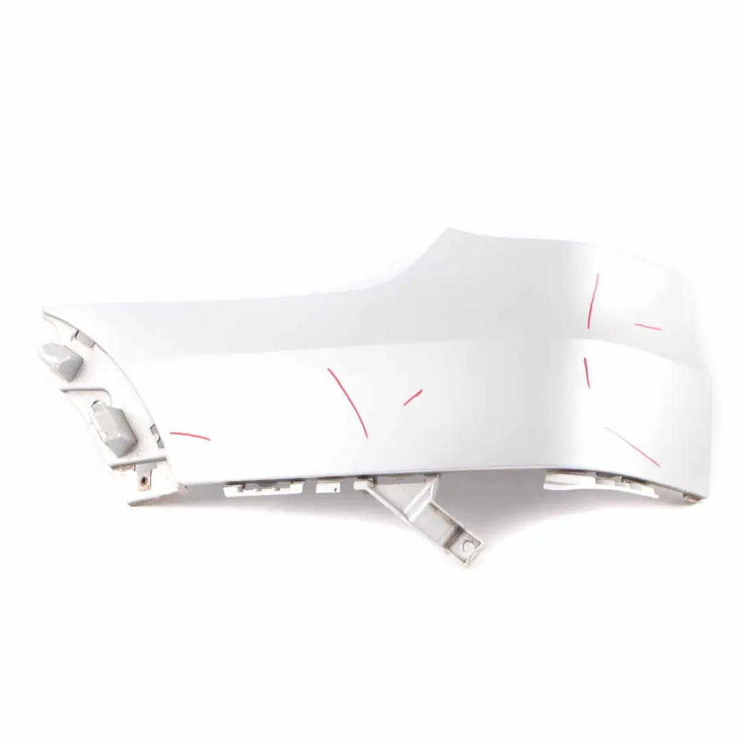 Bumper BMW X5 E70 M Sport Left N/S Lateral Trim Panel Titan Silver - 354 to Rear with Part number 8037281 Rear Bumper BMW X5 E70 M Sport Left N/S Lateral Trim Panel Titan Silver - 354 - SKU 8037281-TS2 - Part number 8037281