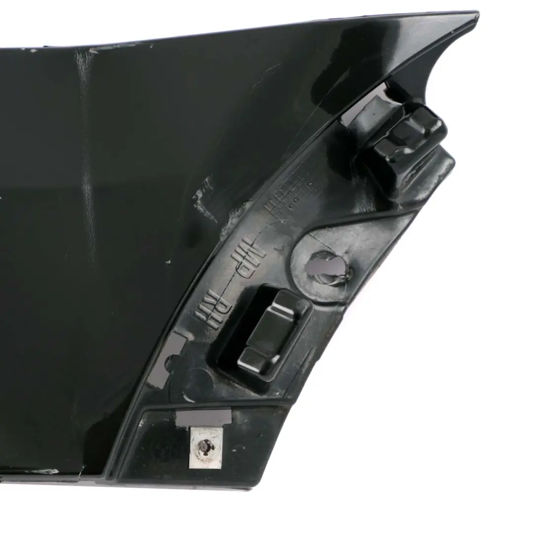 Bumper Right O/S Lateral Trim Panel Black Sapphire 475 to BMW X5 E70 M Sport Rear with Part number 8037282 BMW X5 E70 M Sport Rear Bumper Right O/S Lateral Trim Panel Black Sapphire 475 - SKU 8037282-BS1 - Part number 8037282