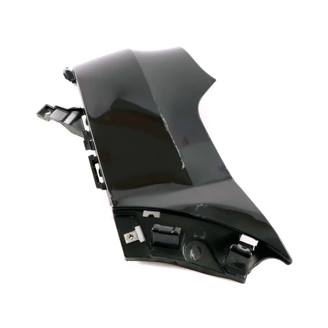 BMW X5 E70 M Sport Rear Bumper Right O/S Lateral Trim Panel Black Sapphire 475 - SKU 8037282-BS1 - Part number 8037282