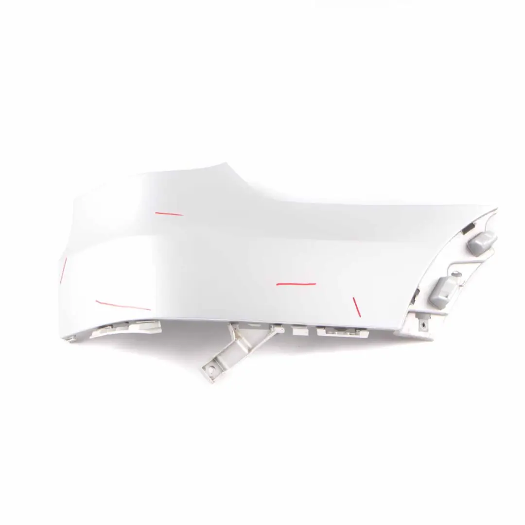 Bumper Right O/S Lateral Trim Panel Titan Silver 354 to BMW X5 E70 M Sport Rear with Part number 8037282 BMW X5 E70 M Sport Rear Bumper Right O/S Lateral Trim Panel Titan Silver 354 - SKU 8037282-TS2 - Part number 8037282