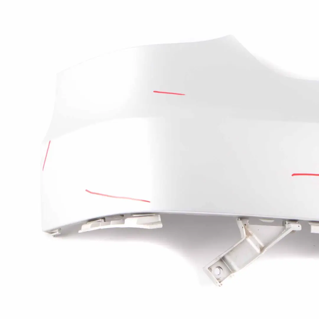 Bumper Right O/S Lateral Trim Panel Titan Silver 354 to BMW X5 E70 M Sport Rear with Part number 8037282 BMW X5 E70 M Sport Rear Bumper Right O/S Lateral Trim Panel Titan Silver 354 - SKU 8037282-TS2 - Part number 8037282