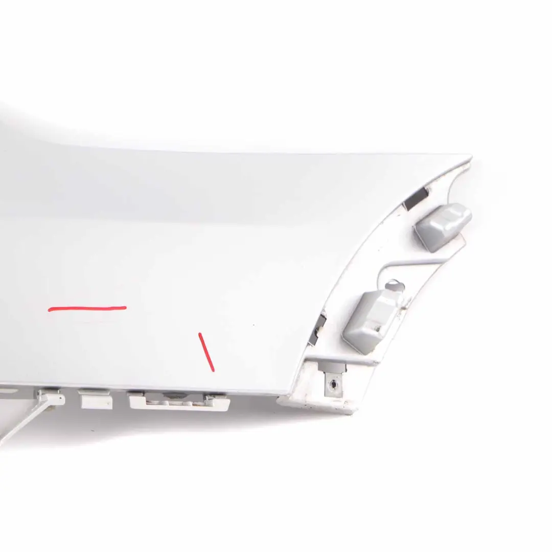 Bumper Right O/S Lateral Trim Panel Titan Silver 354 to BMW X5 E70 M Sport Rear with Part number 8037282 BMW X5 E70 M Sport Rear Bumper Right O/S Lateral Trim Panel Titan Silver 354 - SKU 8037282-TS2 - Part number 8037282