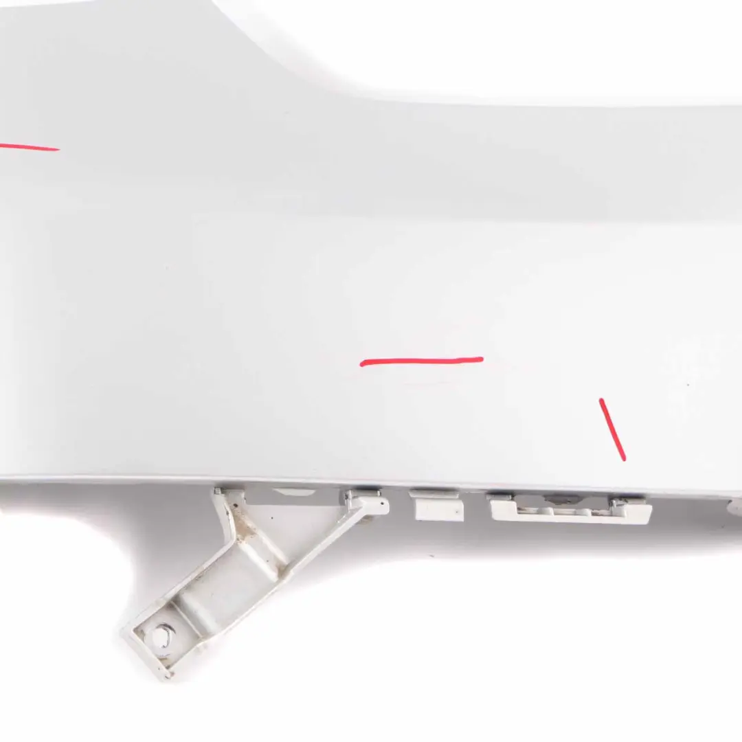 Bumper Right O/S Lateral Trim Panel Titan Silver 354 to BMW X5 E70 M Sport Rear with Part number 8037282 BMW X5 E70 M Sport Rear Bumper Right O/S Lateral Trim Panel Titan Silver 354 - SKU 8037282-TS2 - Part number 8037282