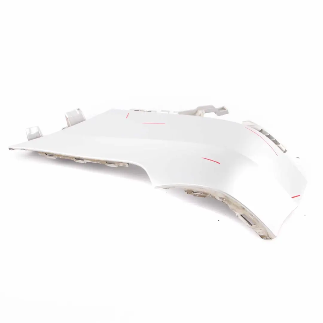 Bumper Right O/S Lateral Trim Panel Titan Silver 354 to BMW X5 E70 M Sport Rear with Part number 8037282 BMW X5 E70 M Sport Rear Bumper Right O/S Lateral Trim Panel Titan Silver 354 - SKU 8037282-TS2 - Part number 8037282