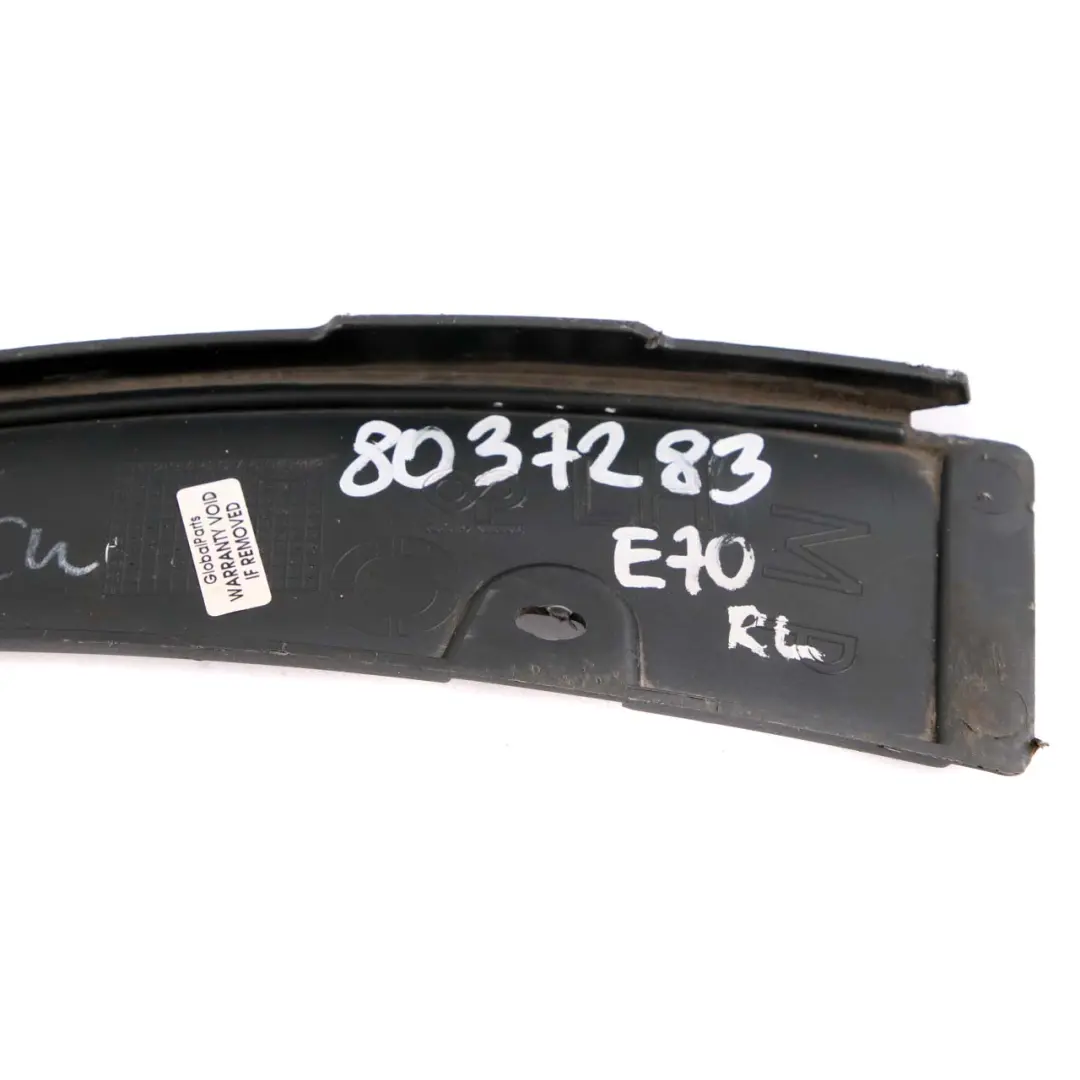 BMW X5 Series E70 M Sport Bumper Splash Shield Left N/S Wheel Arch Black 8037161 - SKU 8037283 - Part number 8037283