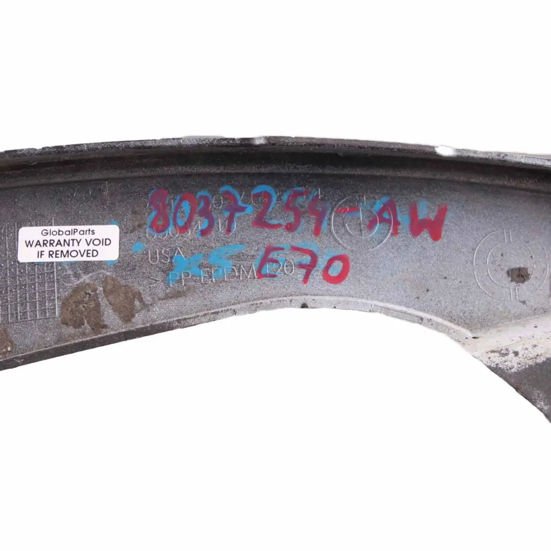 Bumper Splash Shield Right Wheel Arch Alpinweiss Alpine White to BMW X5 E70 M Sport with Part number 8037284 BMW X5 E70 M Sport Bumper Splash Shield Right Wheel Arch Alpinweiss Alpine White - SKU 8037284-AW - Part number 8037284