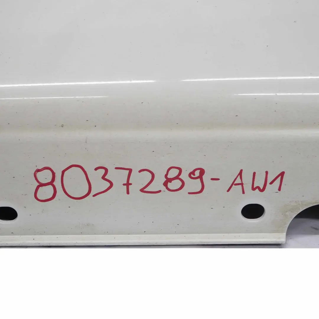 Próg Nakładka Listwa Lewa Alpinweiss do BMW X5 E70 o numerze 8037289 BMW X5 E70 Próg Nakładka Listwa Lewa Alpinweiss - SKU 8037289-AW1 - Numer Części 8037289