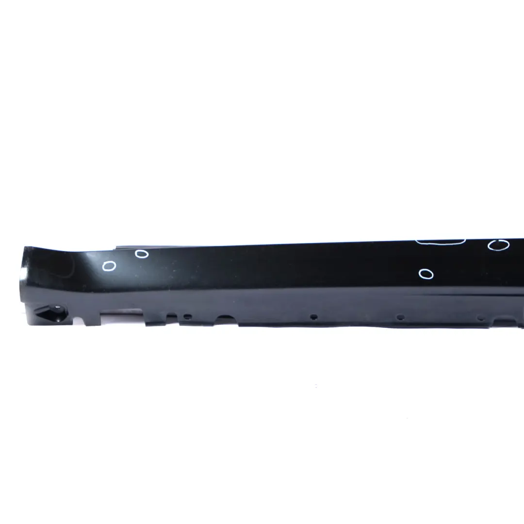 BMW X5 E70 1 M Sport Sill Strip Side Skirt Left N/S Black Sapphire Metallic 475 - SKU 8037289-BS1 - Part number 8037289