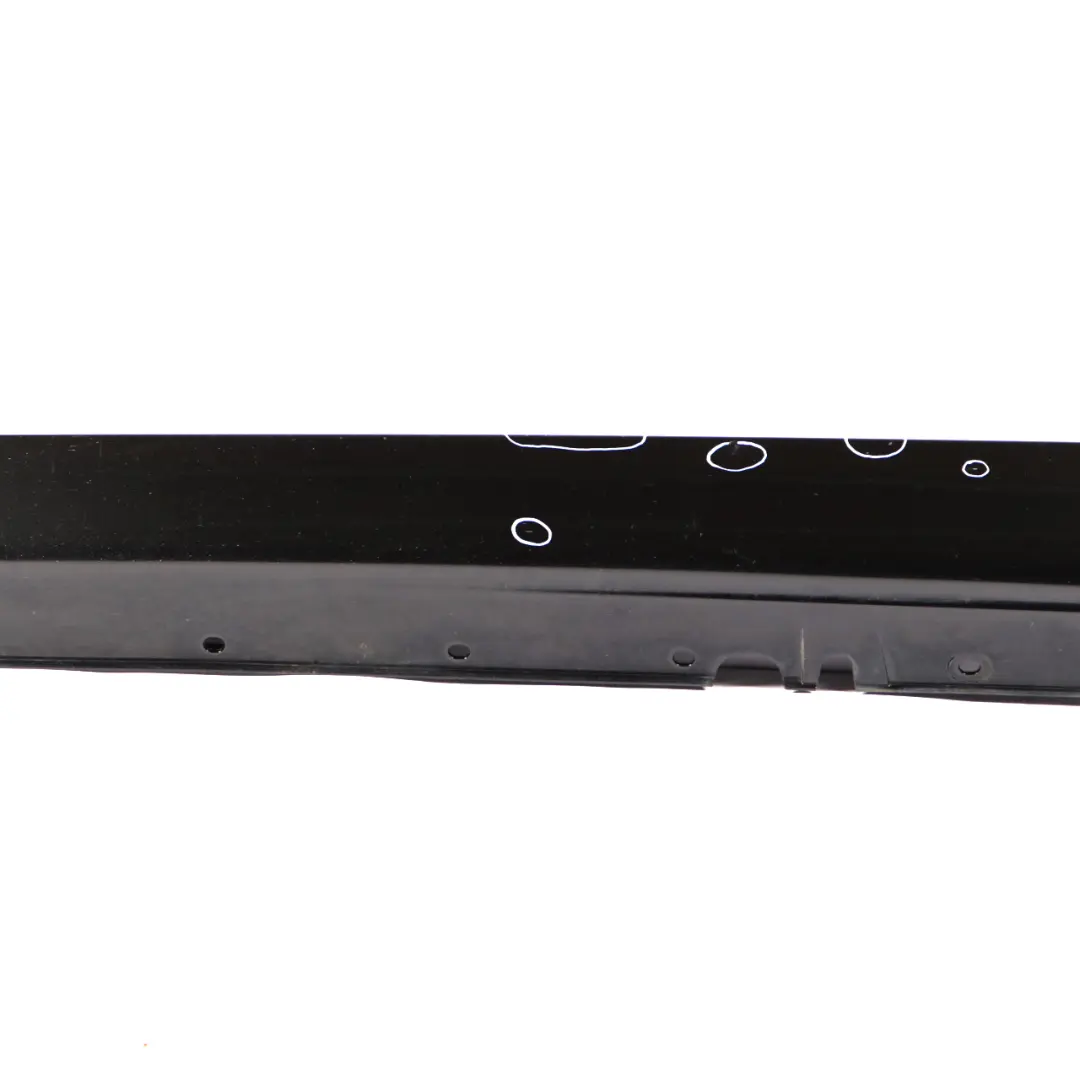 BMW X5 E70 1 M Sport Sill Strip Side Skirt Left N/S Black Sapphire Metallic 475 - SKU 8037289-BS1 - Part number 8037289