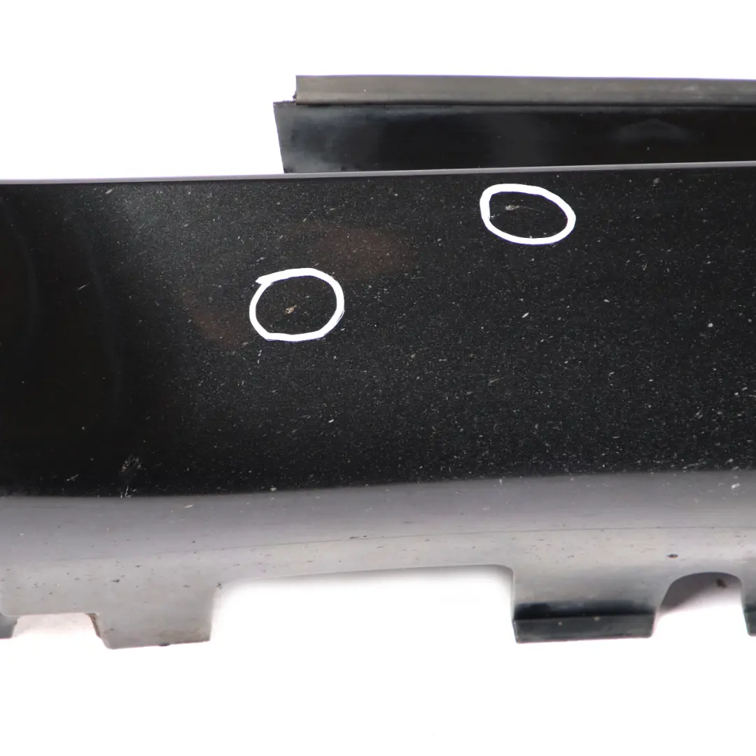 BMW X5 E70 1 M Sport Sill Strip Side Skirt Left N/S Black Sapphire Metallic 475 - SKU 8037289-BS1 - Part number 8037289